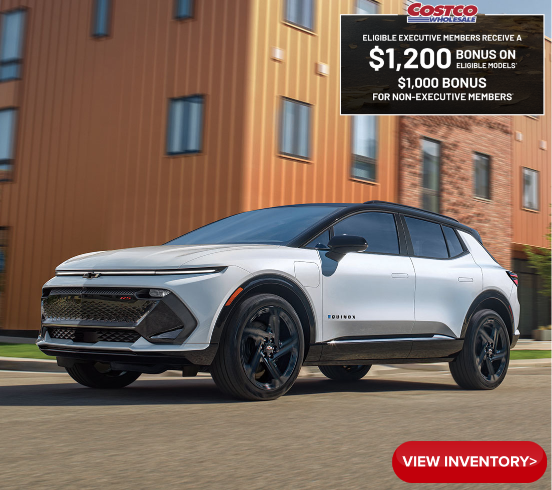 2025/2026 Chevrolet equinox EV Costco GM Discount Event